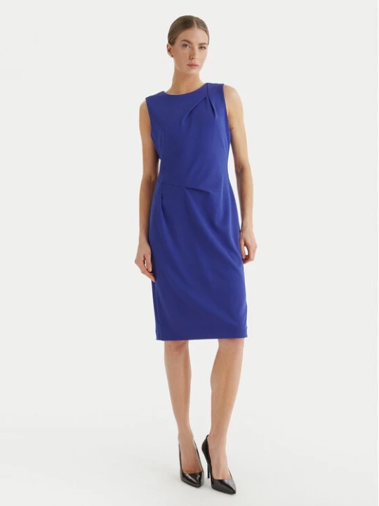 Obrázek produktu Calvin Klein Koktejlové šaty LV044F018G Modrá Slim Fit
