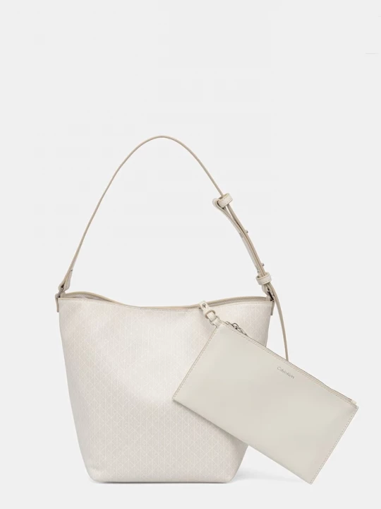 Obrázek produktu Calvin Klein košíková kabelka dámská z imitace kůže béžová