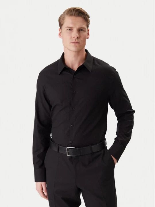 Obrázek produktu Calvin Klein Košile Easy LV04LE111G Černá Relaxed Fit