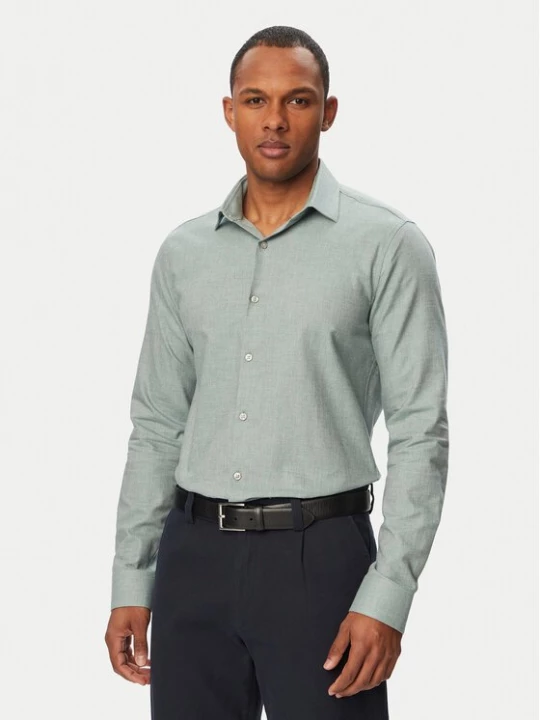 Obrázek produktu Calvin Klein Košile LV019EU148 Světle zelená Slim Fit