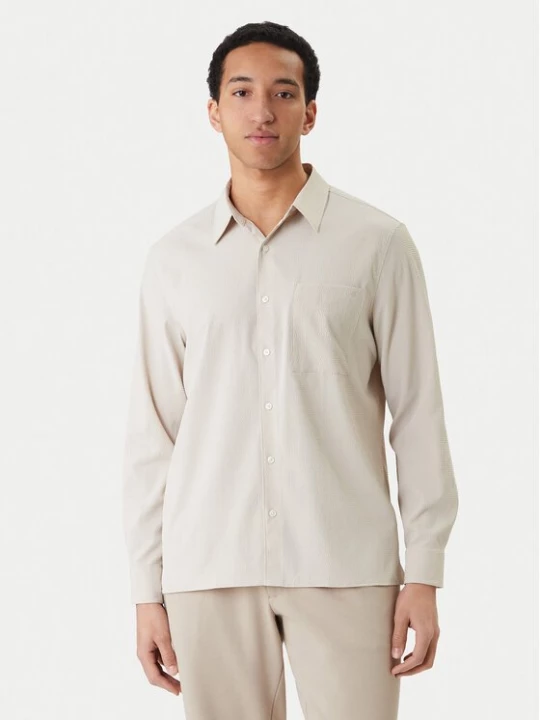 Obrázek produktu Calvin Klein Košile LV04LF108G Béžová Classic Fit