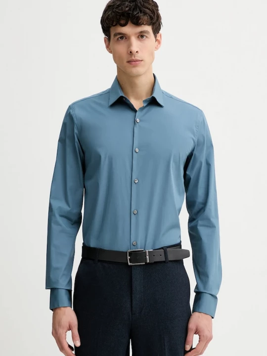 Obrázek produktu Calvin Klein košile pánská bavlněná s elastanem modrá