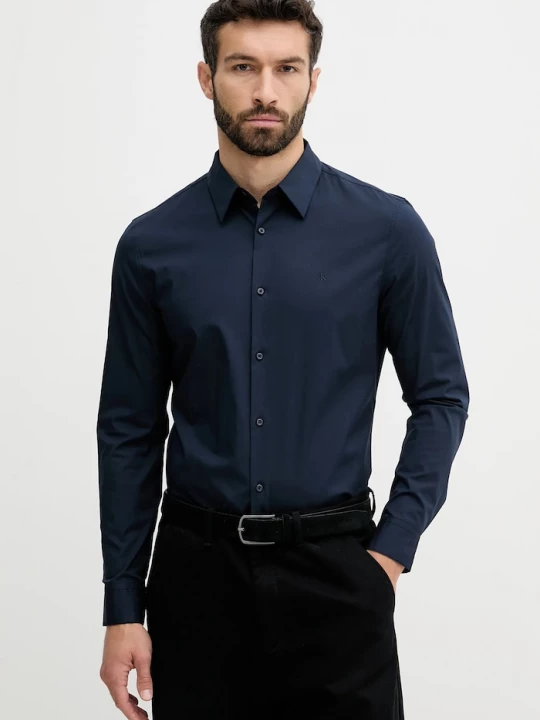 Obrázek produktu Calvin Klein košile pánská s bavlnou námořnická modř
