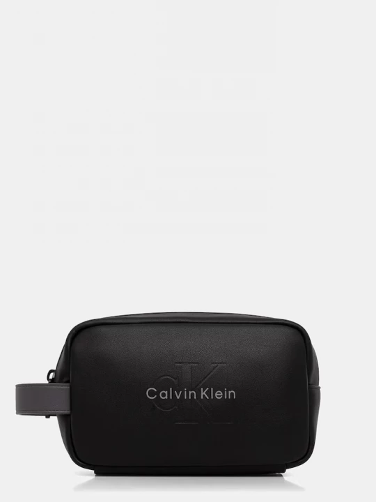 Obrázek produktu Calvin Klein Kosmetická taštička pánská z imitace kůže černá