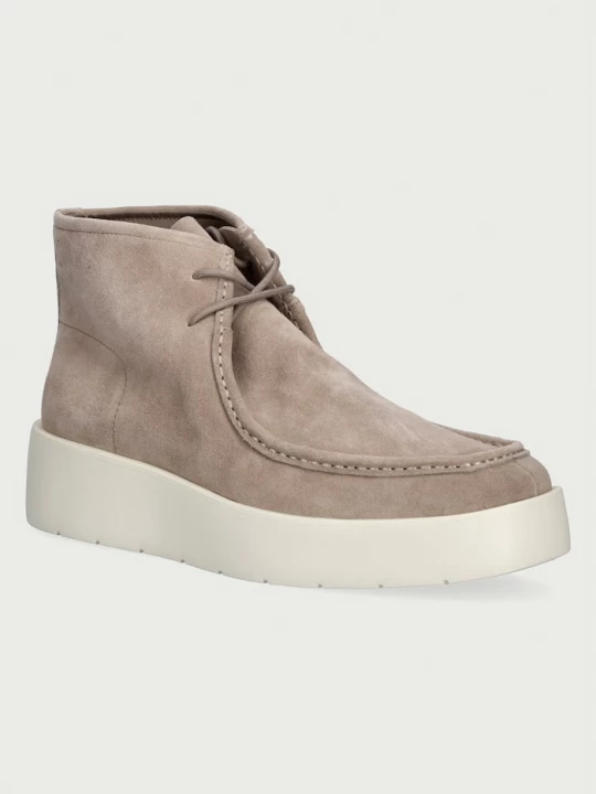 Obrázek produktu Calvin Klein kotníkové boty dámské semišové FLATF LACE UP APR CUT BOOT béžová