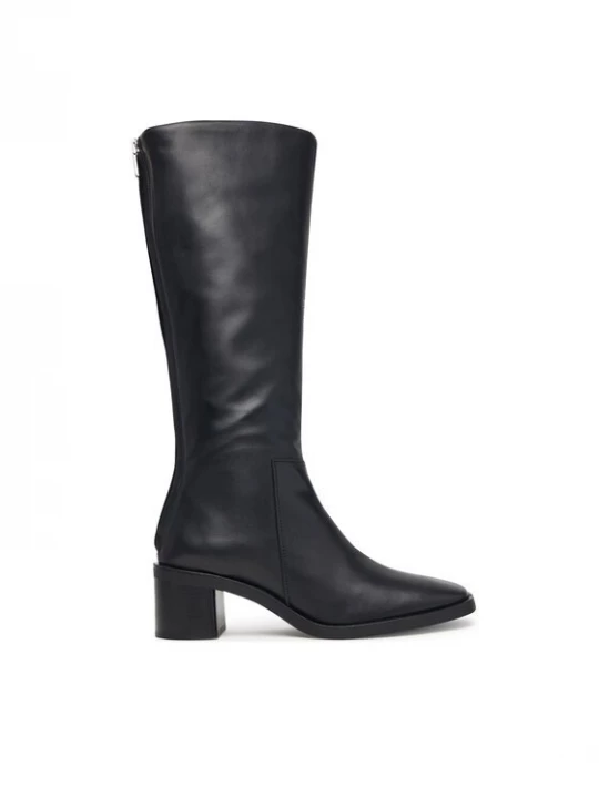 Obrázek produktu Calvin Klein Kozačky Block Heel High Boot Zip Lth HW0HW03172 Černá
