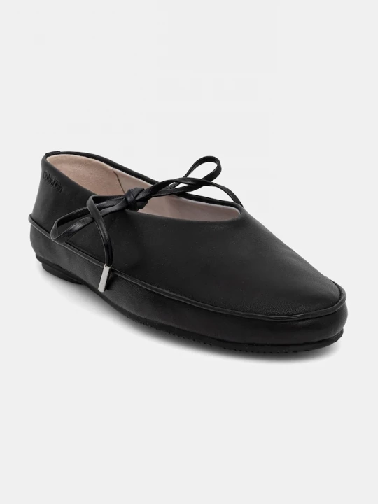 Obrázek produktu Calvin Klein Kožené baleríny Calvin Klein BALLERINA MARY JANE STRAP LTH černá