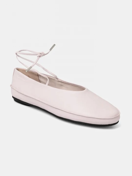 Obrázek produktu Calvin Klein Kožené baleríny Calvin Klein BALLERINA MARY JANE STRAP LTH růžová