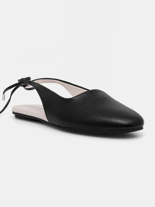 Obrázek produktu Calvin Klein Kožené baleríny BALLERINA SLING BACK LTH černá