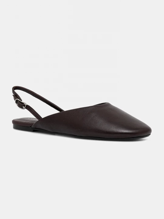 Obrázek produktu Calvin Klein Kožené baleríny Calvin Klein OBLIQUE BALLERINA SLINGBACK LTH
