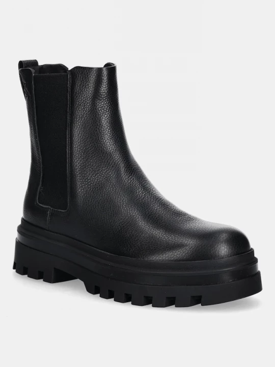 Obrázek produktu Calvin Klein Kožené kotníkové boty LUGGED CHELSEA BOOT HIGH LTH černá