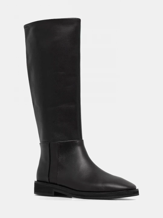 Obrázek produktu Calvin Klein Kožené kozačky Calvin Klein FORMAL UTK BOOT LTH hnědá