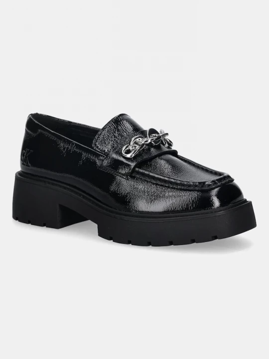 Obrázek produktu Calvin Klein Kožené mokasíny Calvin Klein CHUNKY LOAFER HDW LTH černá