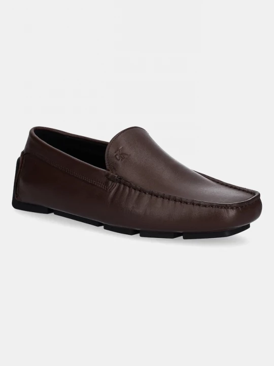 Obrázek produktu Calvin Klein Kožené mokasíny Calvin Klein DRIVER LTH hnědá