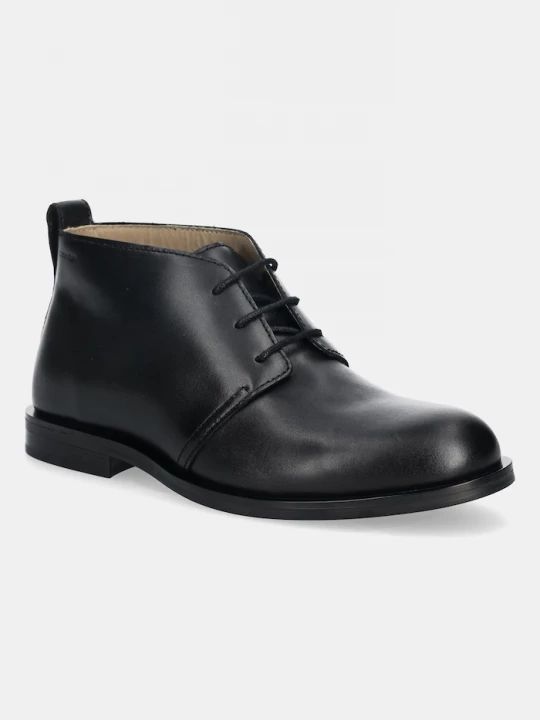 Obrázek produktu Calvin Klein Kožené polobotky Calvin Klein ESS RUBBER DESERT BOOT LTH černá