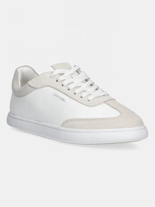 Obrázek produktu Calvin Klein Kožené sneakers boty Calvin Klein CUPSOLE LACE UP - LTH SUE MIX