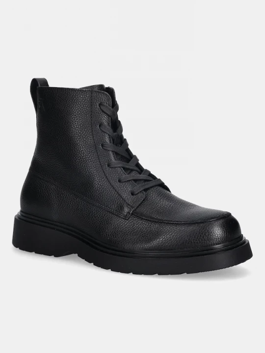 Obrázek produktu Calvin Klein Kožené trapery Calvin Klein COMBAT ESS LACE UP APRON LTH W černá