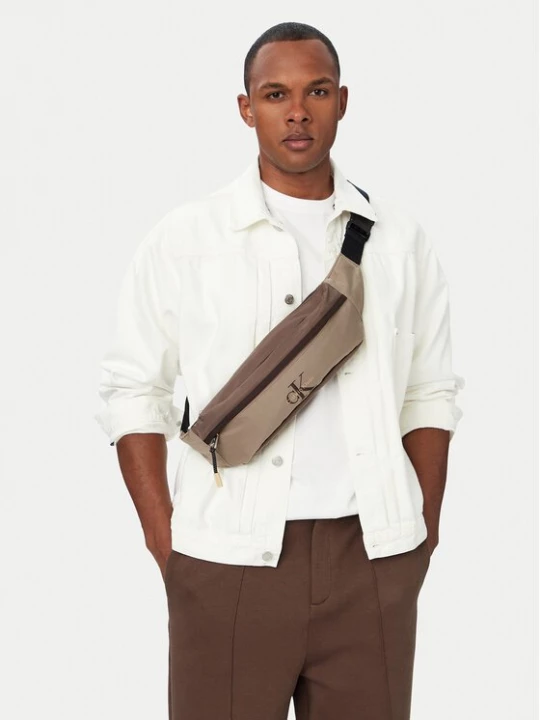 Obrázek produktu Calvin Klein Ledvinka Bold Clrblk Belt Bag LV04D3525G Hnědá