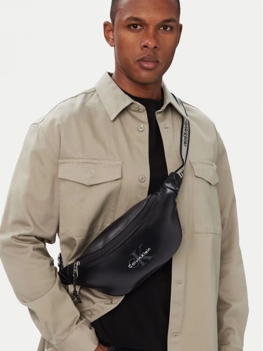Obrázek produktu Calvin Klein Ledvinka Bold Logo Webbing Waistbag LV04D3630G Černá