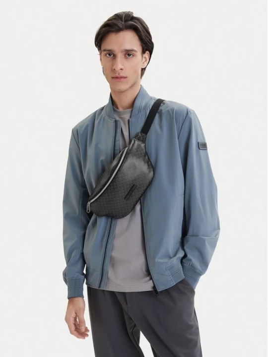 Obrázek produktu Calvin Klein Ledvinka Emblem Aop Coated Waistbag LV04D3135G Černá