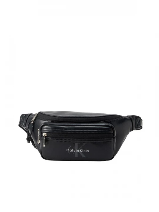 Obrázek produktu Calvin Klein Ledvinka 'Monologo Webbing Strap' černá / bílá