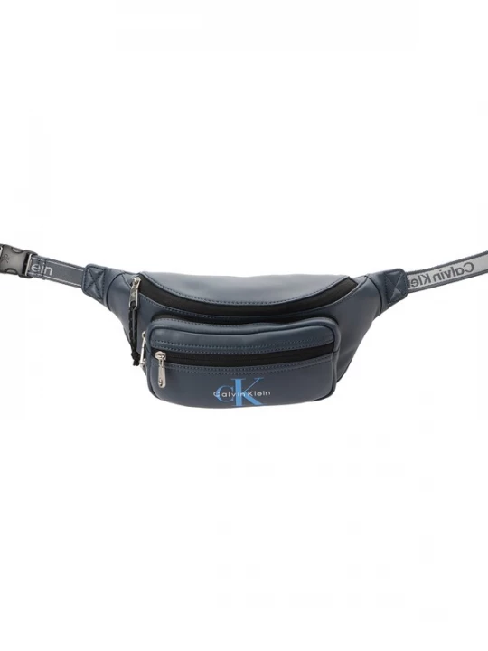 Obrázek produktu Calvin Klein Ledvinka 'Monologo Webbing Strap' námořnická modř / azurová / bílá
