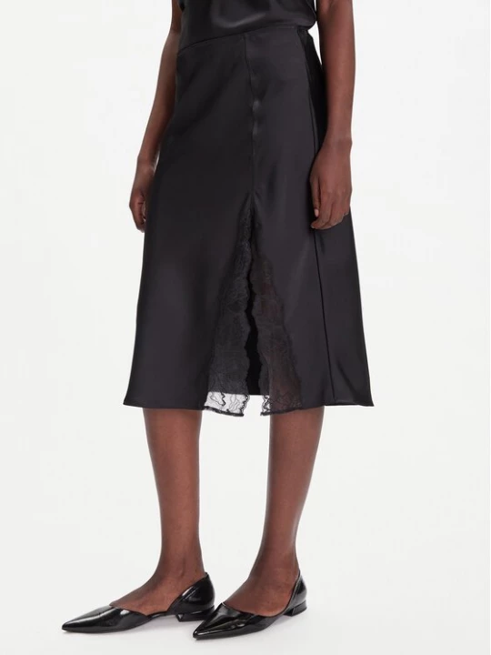 Obrázek produktu Calvin Klein Midi sukně LV044C672G Černá Regular Fit