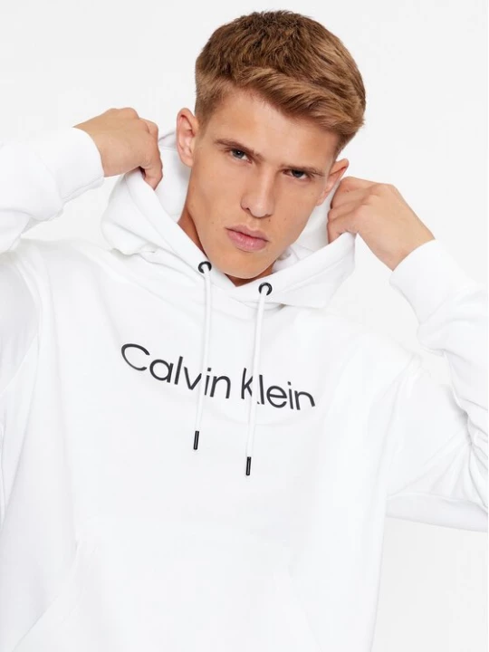 Obrázek produktu Calvin Klein Mikina Hero K10K111345 Bílá Regular Fit