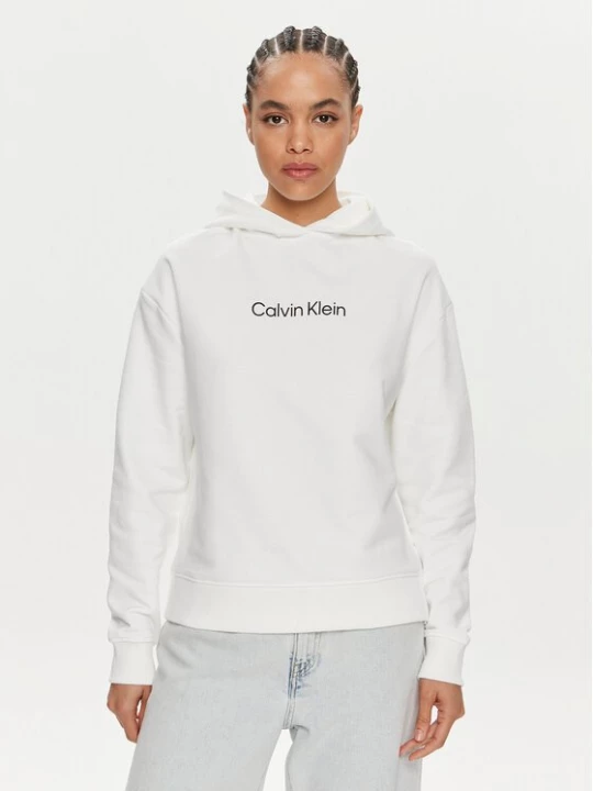 Obrázek produktu Calvin Klein Mikina Hero Logo K20K205449 Bílá Regular Fit