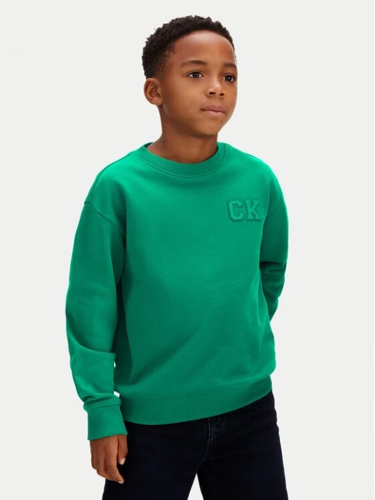 Obrázek produktu Calvin Klein Mikina LVCKSJB07B Zelená Relaxed Fit