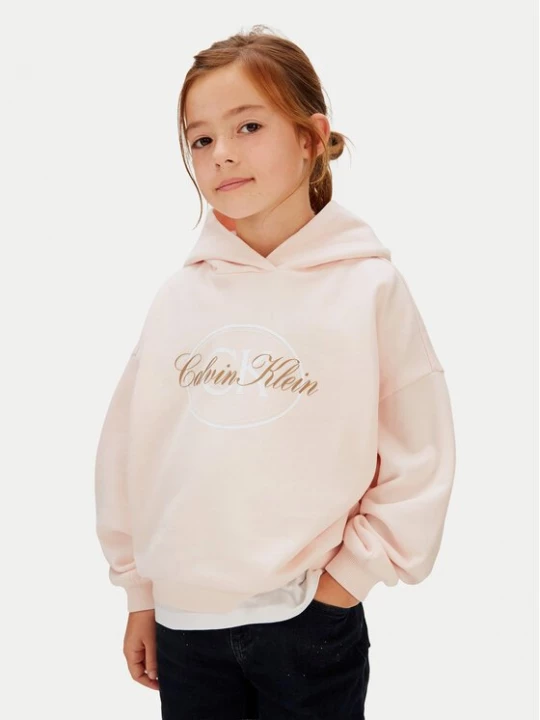 Obrázek produktu Calvin Klein Mikina Oval LVCKSJB23G Růžová Relaxed Fit
