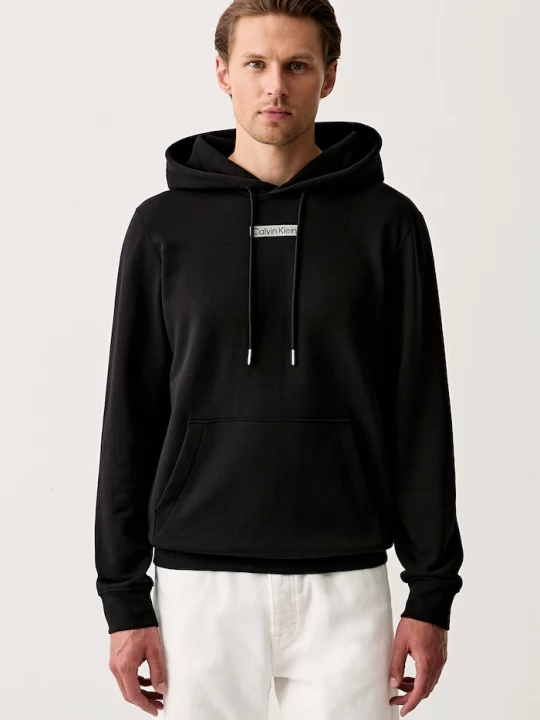 Obrázek produktu Calvin Klein mikina s kapucí pánská bavlněná černá