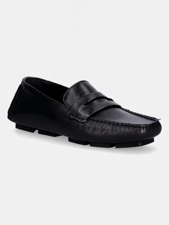 Obrázek produktu Calvin Klein mokasíny dámské kožené SQUARE DRIVER LTH černá