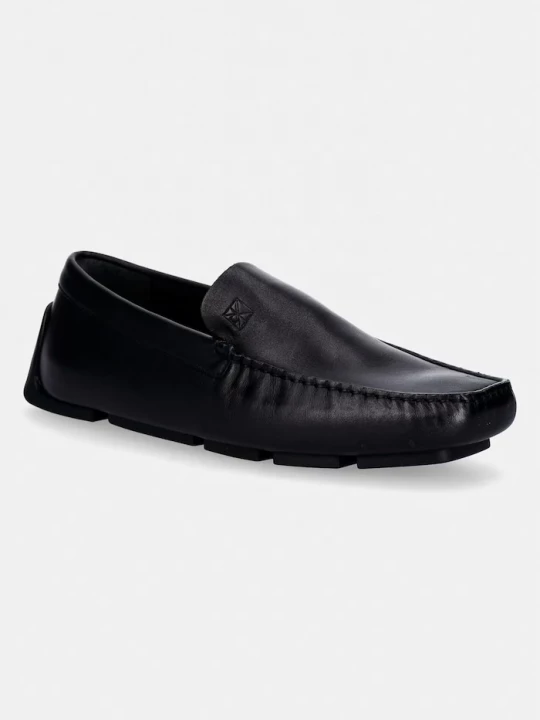 Obrázek produktu Calvin Klein mokasíny pánské kožené DRIVER PENNY EMBL LTH černá