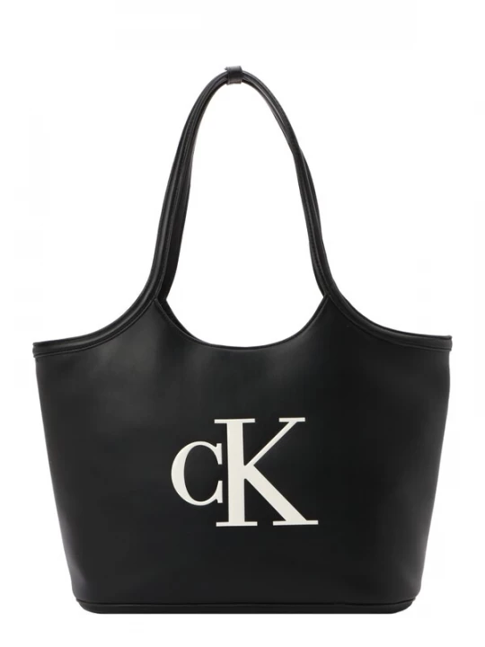 Obrázek produktu Calvin Klein Nákupní taška 'Contrast Monogram Tote' černá / bílá