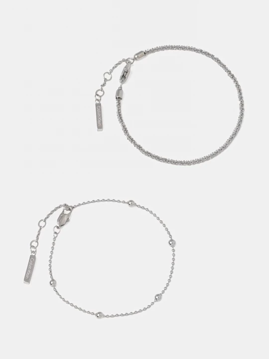 Obrázek produktu Calvin Klein náramek dámský z ušlechtilé oceli 2-pack stříbrná