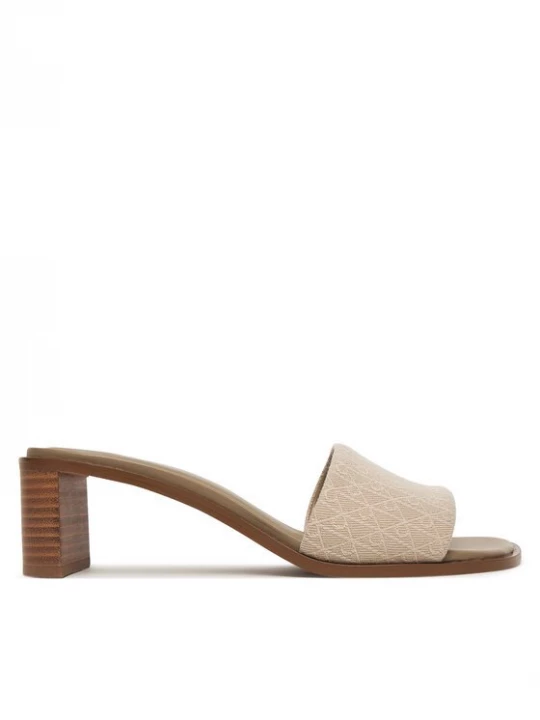 Obrázek produktu Calvin Klein Nazouváky Block Heel Sandal Aop HW0HW03016 Béžová