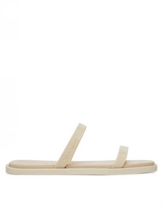 Obrázek produktu Calvin Klein Nazouváky Double Bar Slide - Jelly HW0HW02417 Écru Krémová