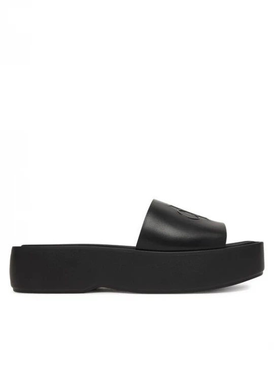 Obrázek produktu Calvin Klein Nazouváky Flatf Sndl Lth Mg HW0HW03026 Černá