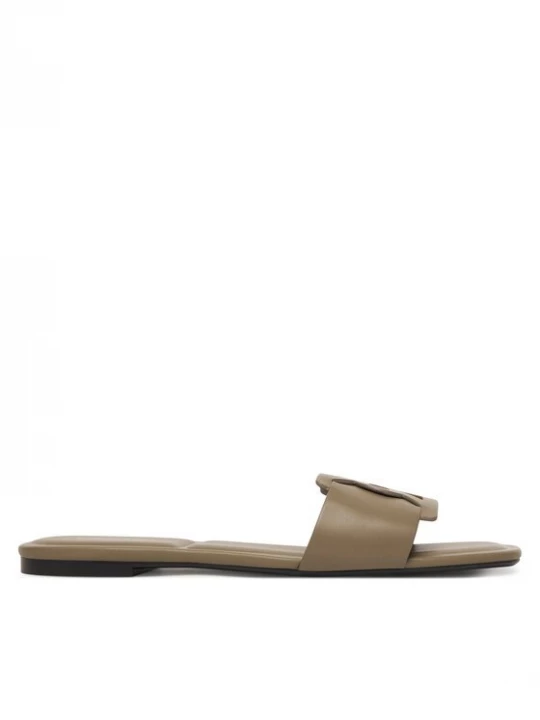 Obrázek produktu Calvin Klein Nazouváky Square Flat Sandal Emblem HW0HW03128 Béžová