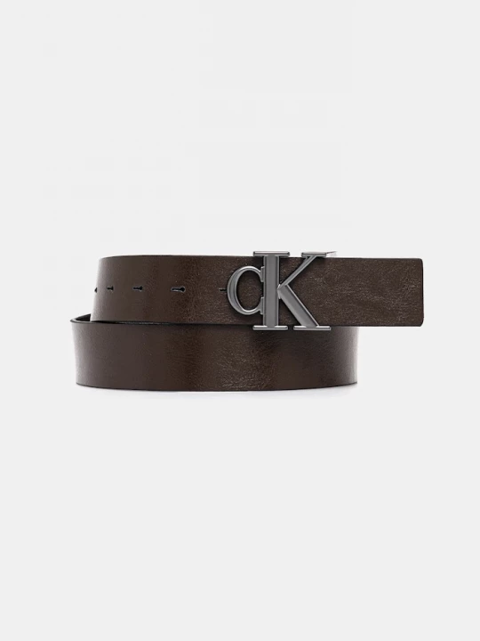Obrázek produktu Calvin Klein Oboustranný kožený pásek hnědá