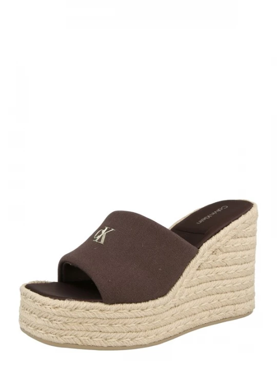 Obrázek produktu Calvin Klein Pantofle 'Wedge Espadrille' černá