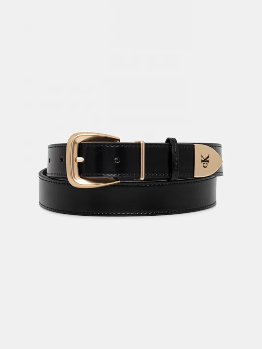 Obrázek produktu Calvin Klein pásek dámský kožený černá