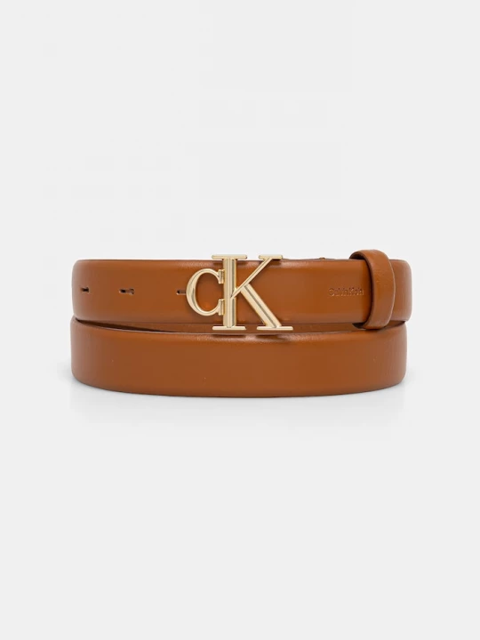 Obrázek produktu Calvin Klein pásek dámský kožený hnědá