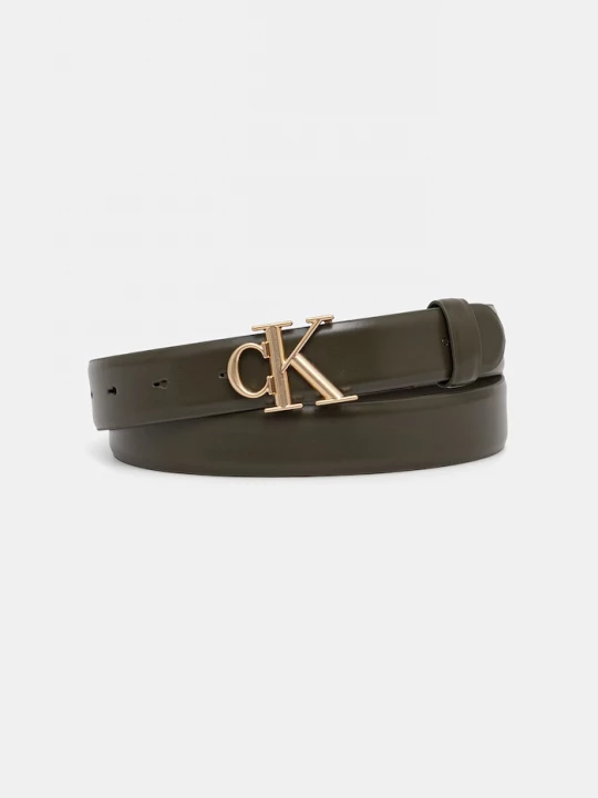 Obrázek produktu Calvin Klein pásek dámský kožený zelená