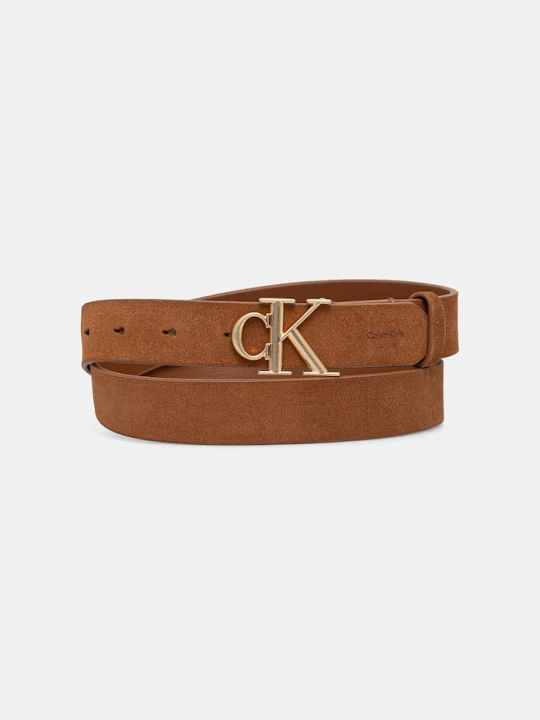 Obrázek produktu Calvin Klein pásek dámský semišový hnědá