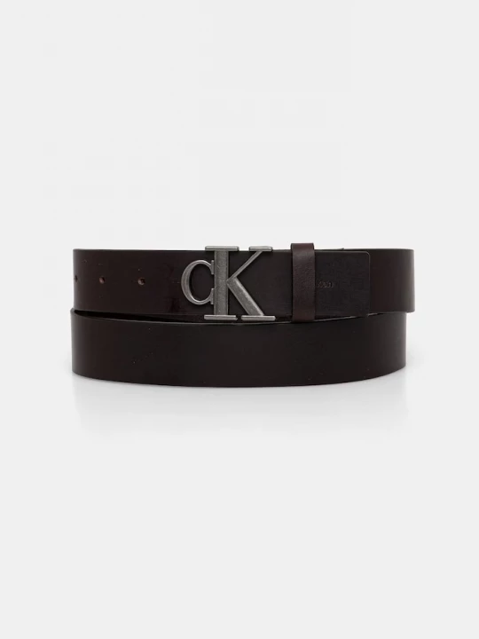 Obrázek produktu Calvin Klein pásek pánský kožený hnědá