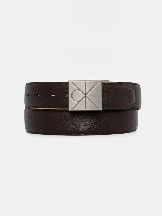 Obrázek produktu Calvin Klein pásek pánský kožený hnědá