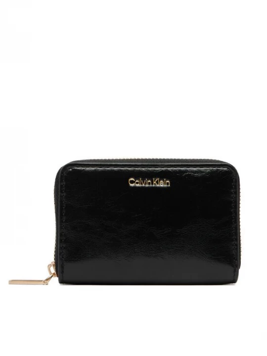 Obrázek produktu Calvin Klein Peněženka Foil Glossy Square Zip Around LV04F1201G Černá