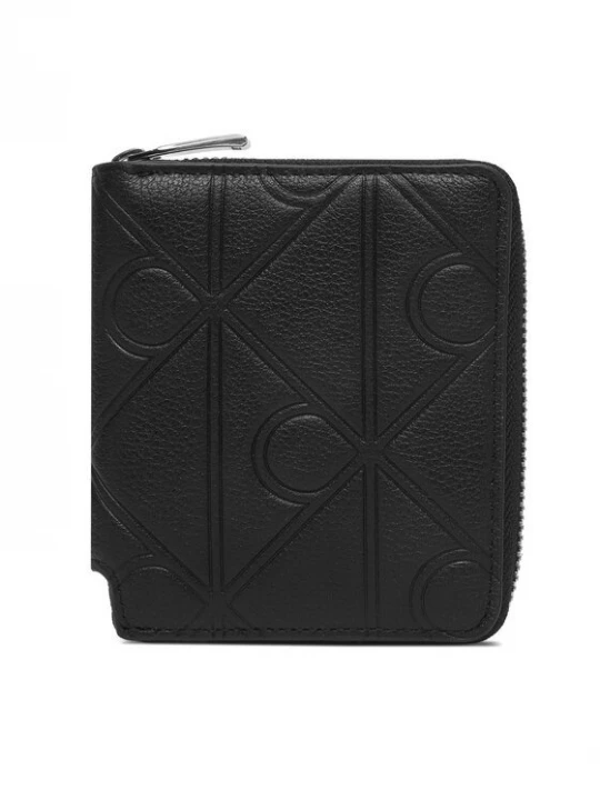 Obrázek produktu Calvin Klein Peněženka Xl Emblem Aop Emboss Zipp Bill Fo LV04D1176G Černá